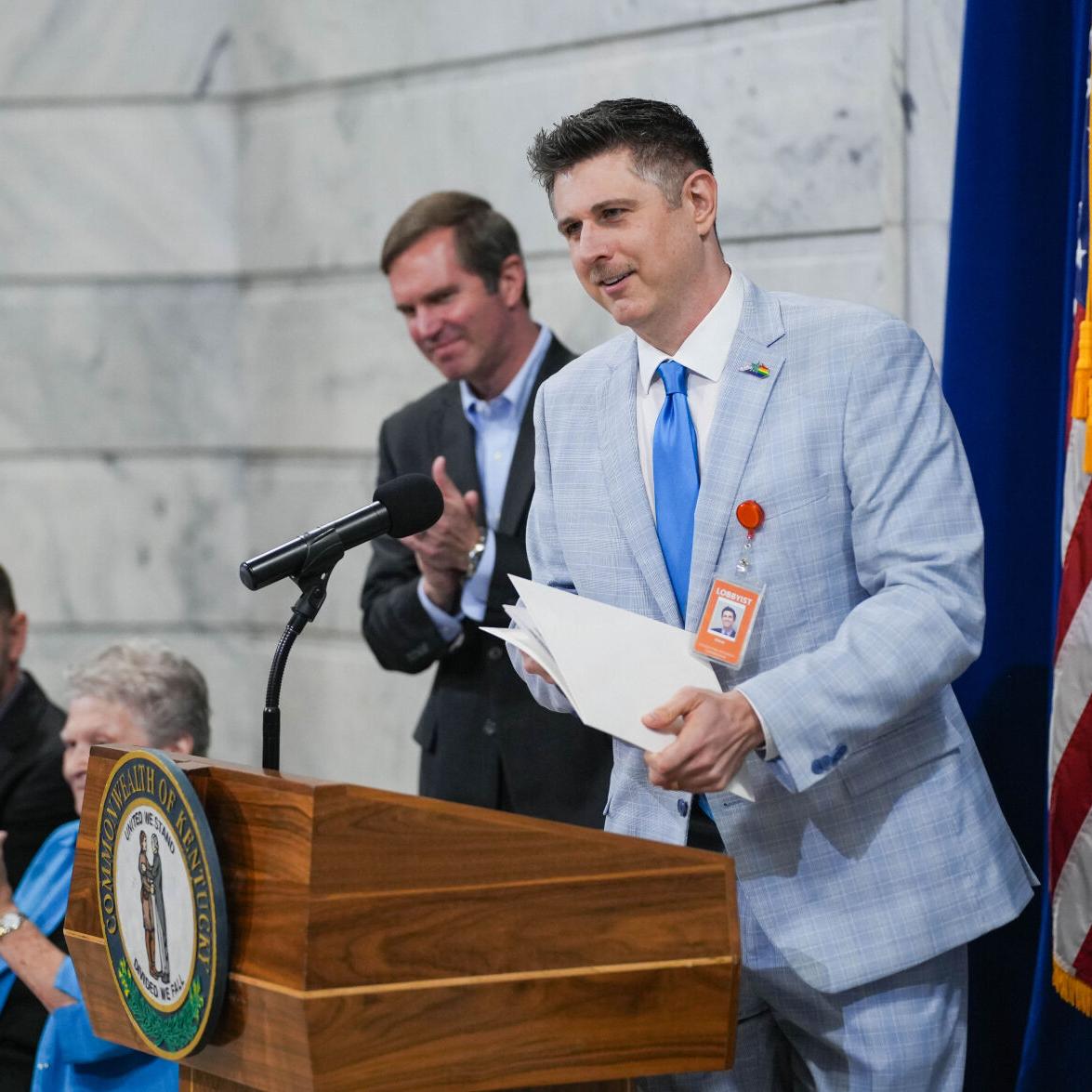 Chris Hartman - Fairness Campaign at Conversion Therapy executive order signing